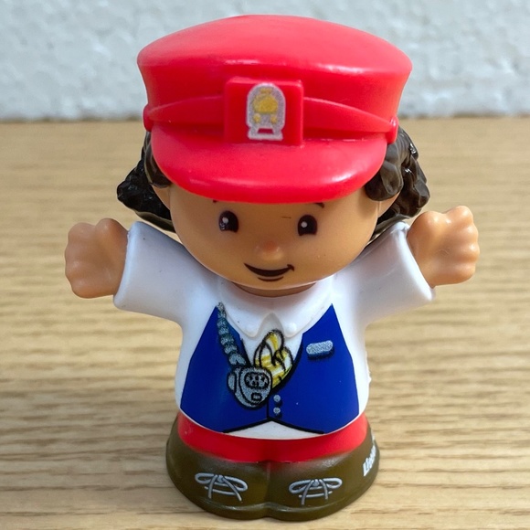 Fisher Price Little People Train Conductor Zoo Set Choo Choo Replacement Figure - Picture 1 of 8